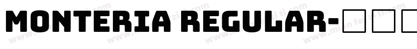 Monteria Regular字体转换